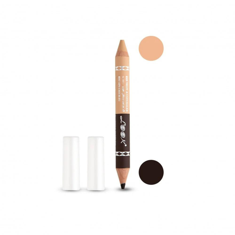 Look, eyebrow pencil and concealer, - 727