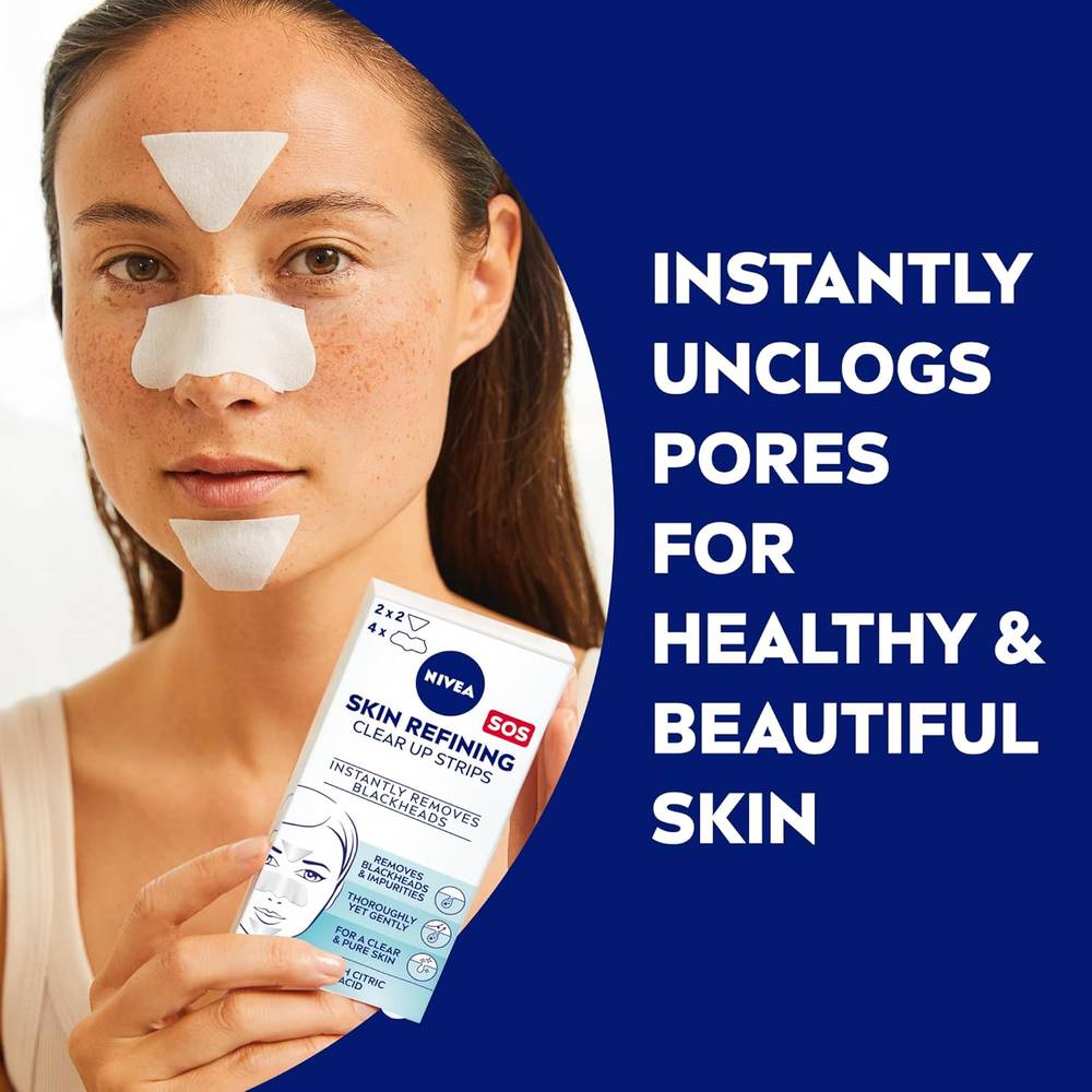 NIVEA, Purifying and Cleansing Skin Strips, - 6 strips