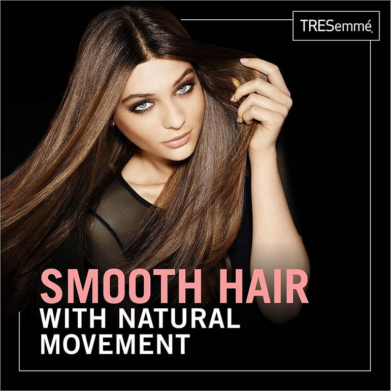 TRESemme Pro Keratin Smooth Shampoo with Marula Oil controls frizz up to 72 H for smooth hair