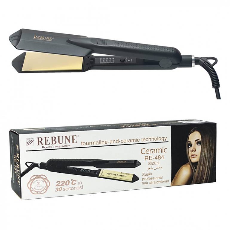 REBUNE, Hair Straightener and Ceramic, - (L) RE-484