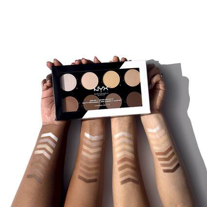 NYX Highlighter & Contour Pro Palette 8 Colors