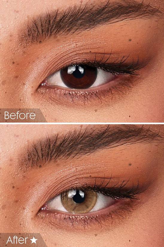 Bella Daily Lenses - Hazel Beige