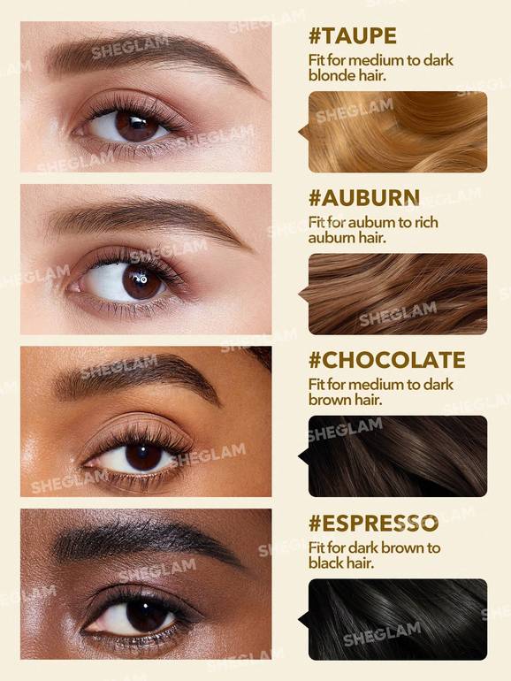 SHEGLAM Genius Eyebrow Stamp – Multiple Shades 