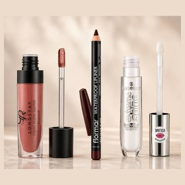 rozy, Lip Kit, Lip Liner + Lipstick + Lip Gloss - 3 Pieces