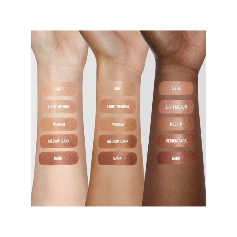 By Mario, Natural Glow Powder, Soft Sculpt, -Medium Dark