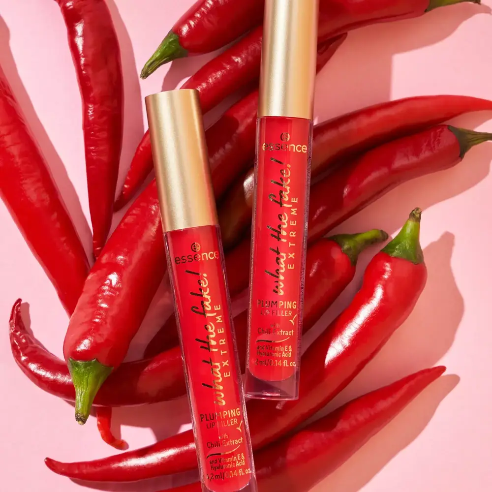 Essence, polish, plump, for lips, with pepper, hot, What the Vic, Extreme, plumping, lip filler