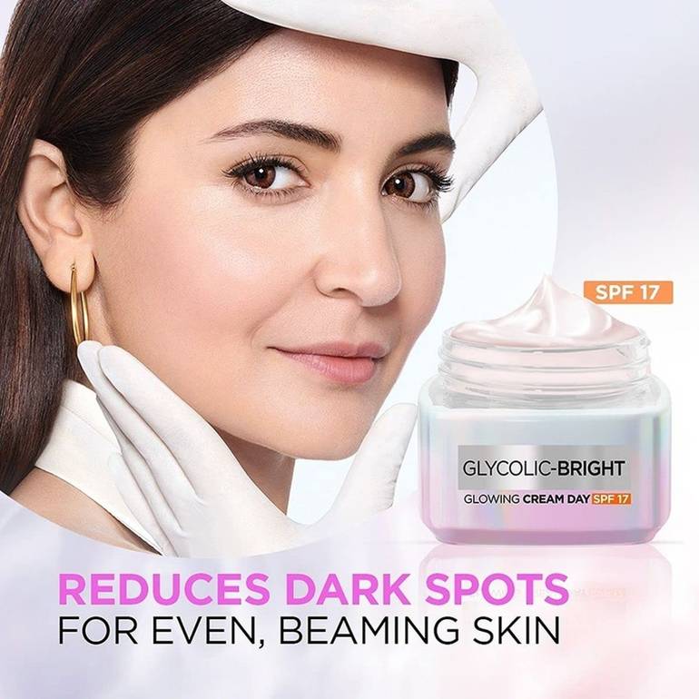 Loreal Cream Brightening and Reducing Dark Spots Day Cream with SPF15 - with glycolic acid