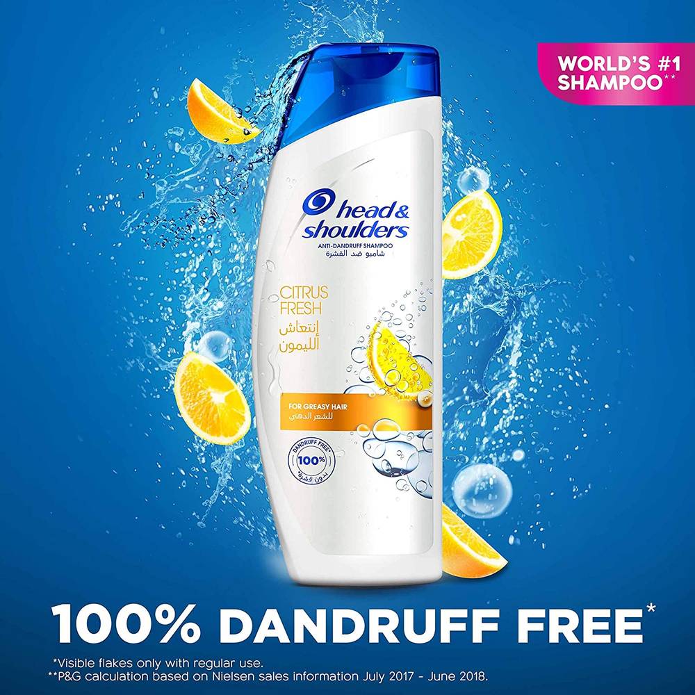 Head & Shoulders Lemon Fresh Shampoo for Oily Hair 400ml