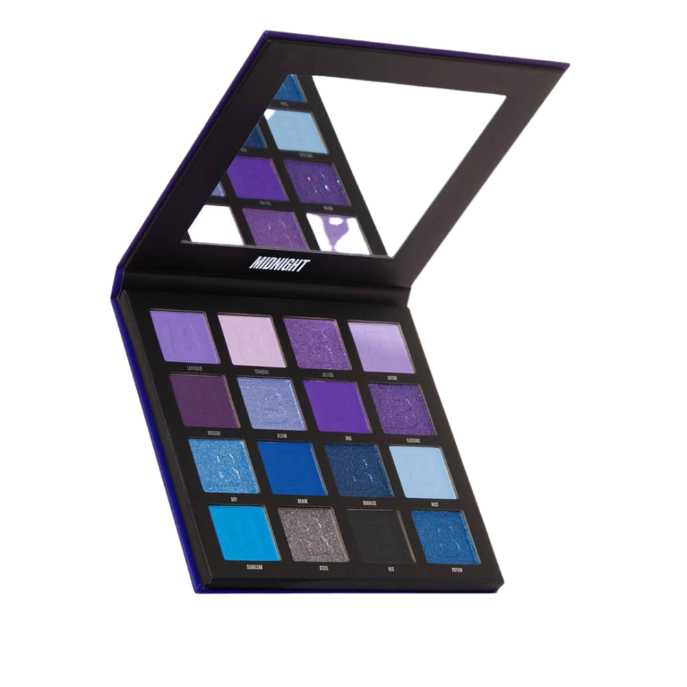 Beauty Bay, Midnight Eyeshadow Palette, 16 Colors