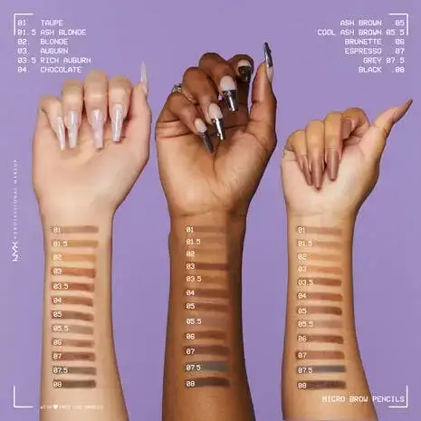 NYX, Micro Brow Pencil, 05 Ash Brown