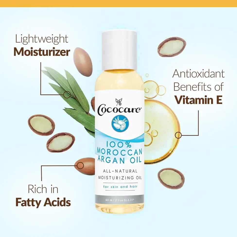 Cococare, 100%, Natural, Moroccan, Argan, Oil, 60ml