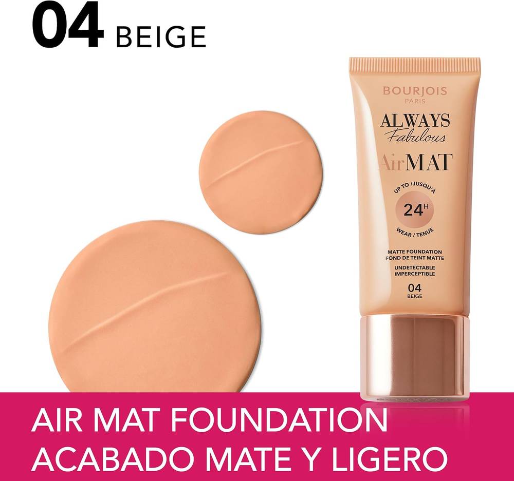 Bourjois, Always Fabulous Air Mat Foundation, Stick, 04 Beige