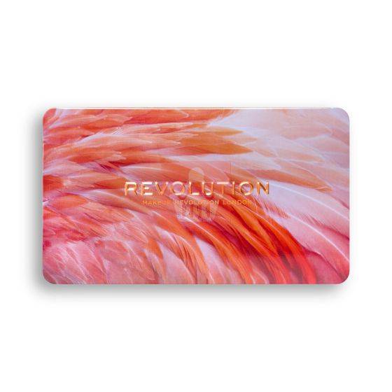 Revolution 18 Color Forever Flawless Flamboyance Flamingo Eyeshadow Palette