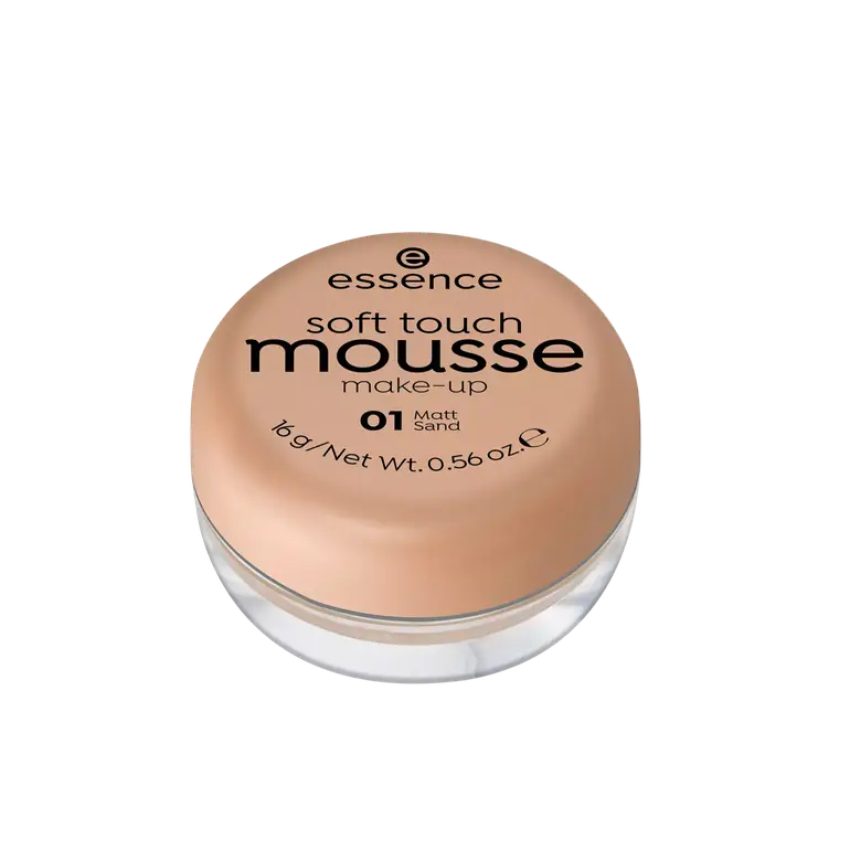 Essence Soft Touch Mousse Matte Foundation 01 Matte Sand