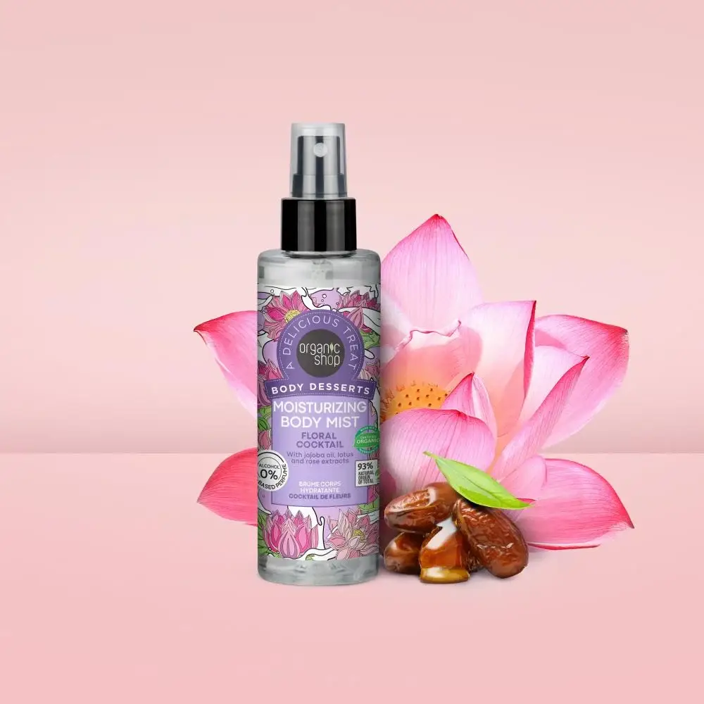 Organic Shop, Moisturizing Body Spray, Floral Scent – ​​200ml