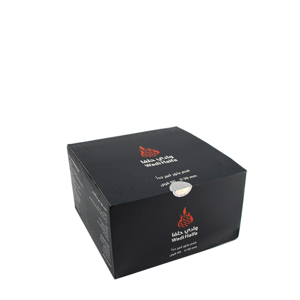 Wadi Halfa, Extra Large Incense Charcoal, - 60 Tablets