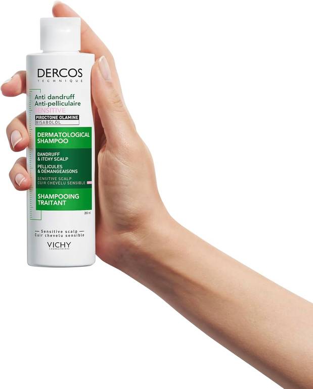 Vichy, Dercos Anti-Dandruff Shampoo, for Sensitive Skin, 200ml