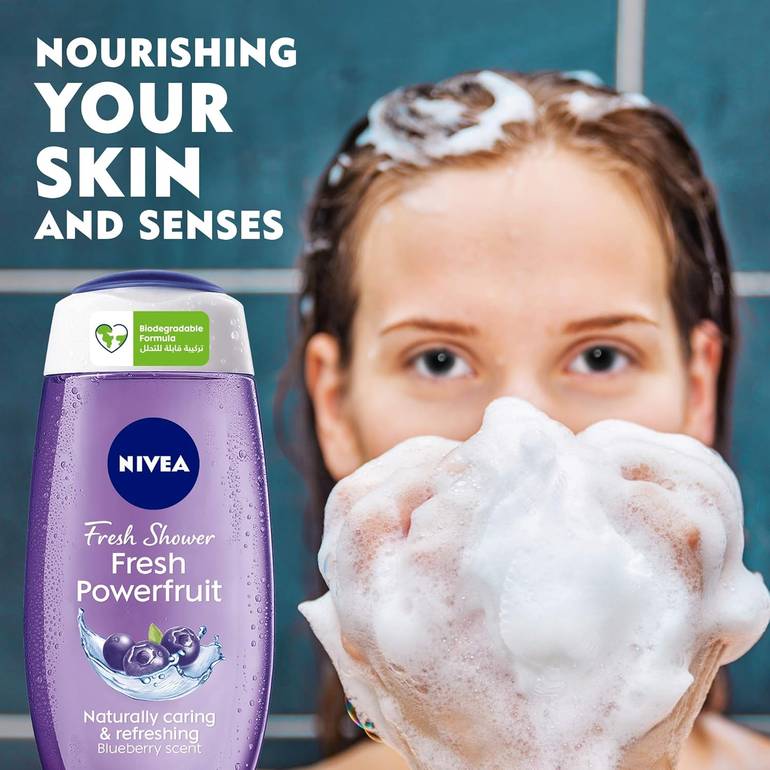 NIVEA, Fresh Power, Fruit Shower Gel, 250ml