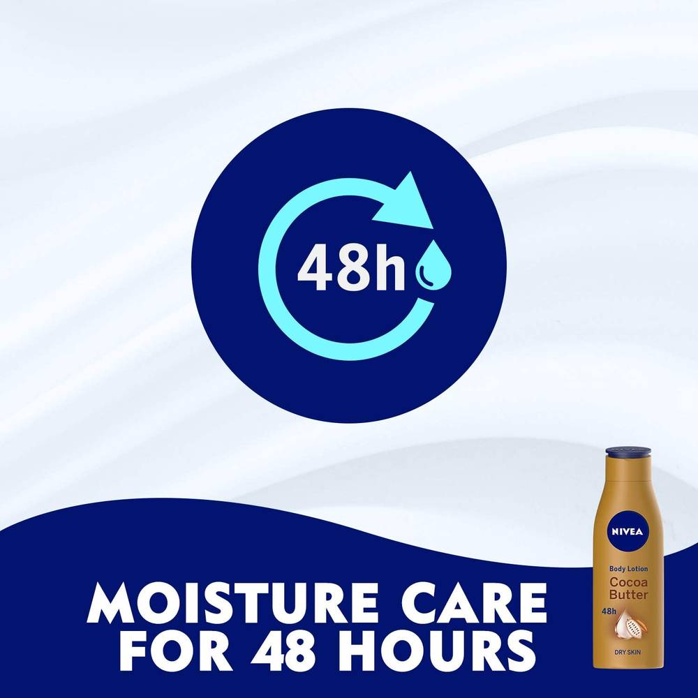 Nivea, lotion, cocoa butter, and vitamin E, - 250 ml