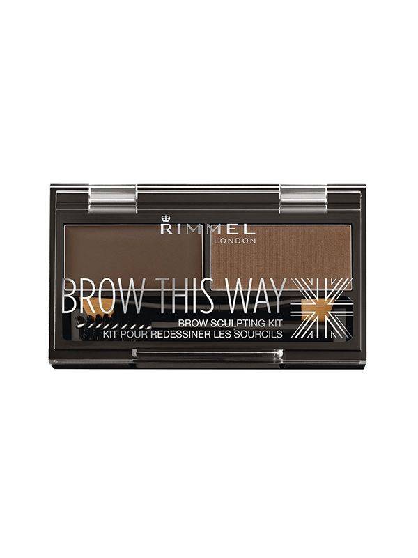 Rimmel London Brow This Way Eyebrow Kit - 003 Dark Brown