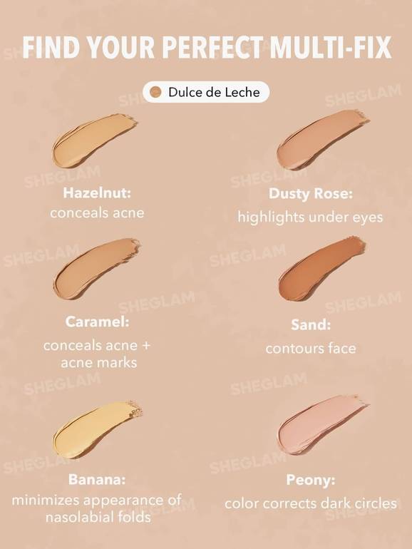 SHEGLAM Concealer Palette – Multiple Shades 