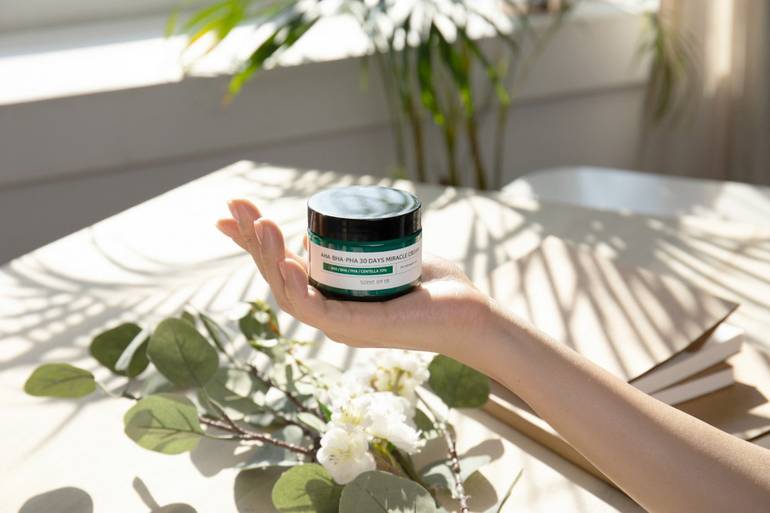 ,SOME BY MI, Miracle Peeling Acid Cream, for Skin Treatment and Moisturizing
