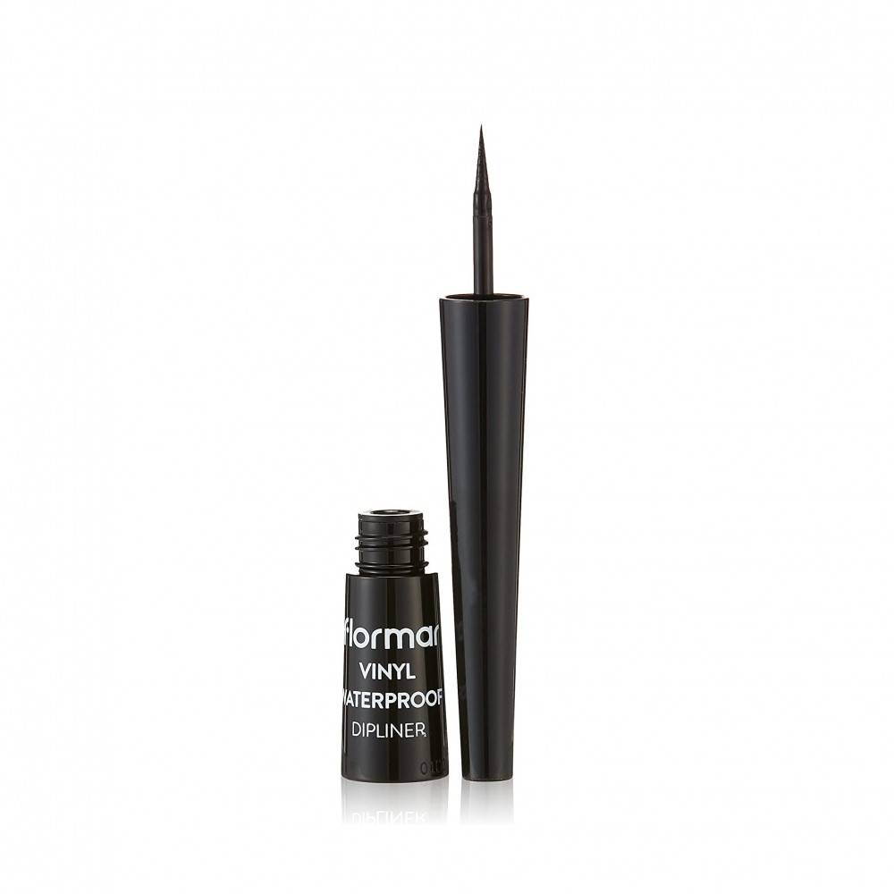 Flormar, Liquid Eyeliner, Waterproof Vinyl, - Black
