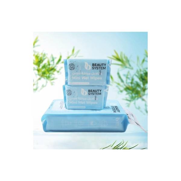 Beauty System, Mini Wet Wipes, 48 ​​Pieces