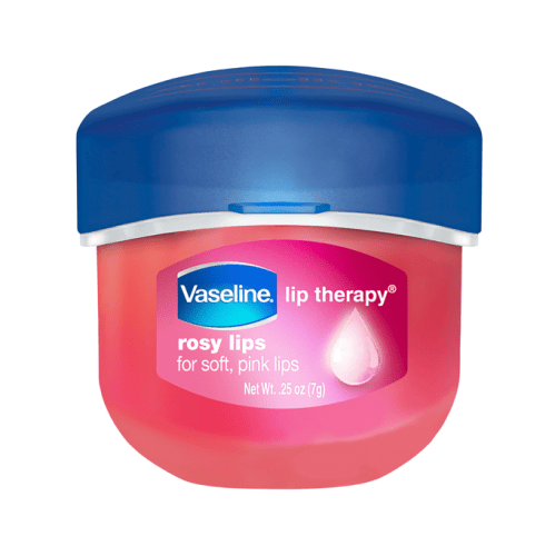 Vaseline, lip balm, pink