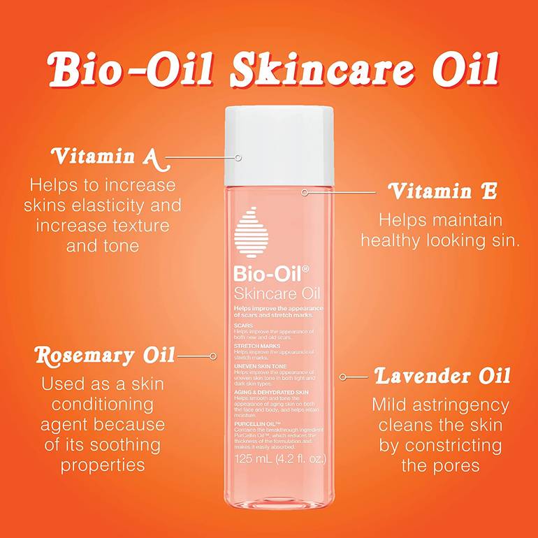 Bio, Oil, Skin Care Oil, for Stretch Marks Post, Pregnancy, - 60 ml