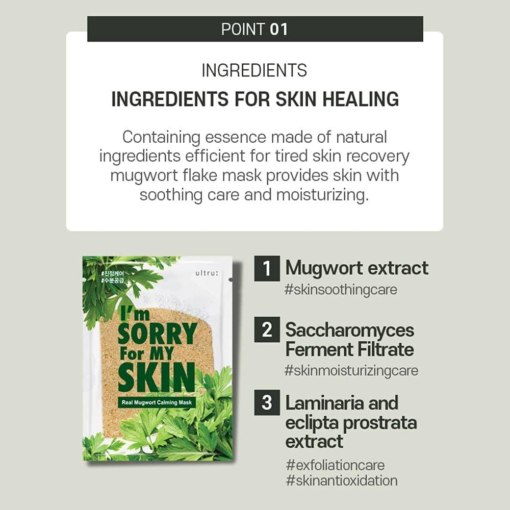 I'm sorry, mask, brightening, with parsley, to soothe the skin,