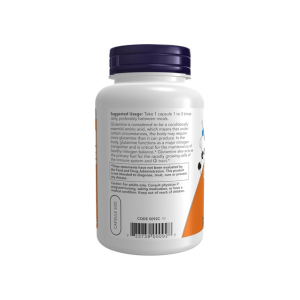 NOW Foods L-Glutamine 500 mg - 120 Veg Capsules