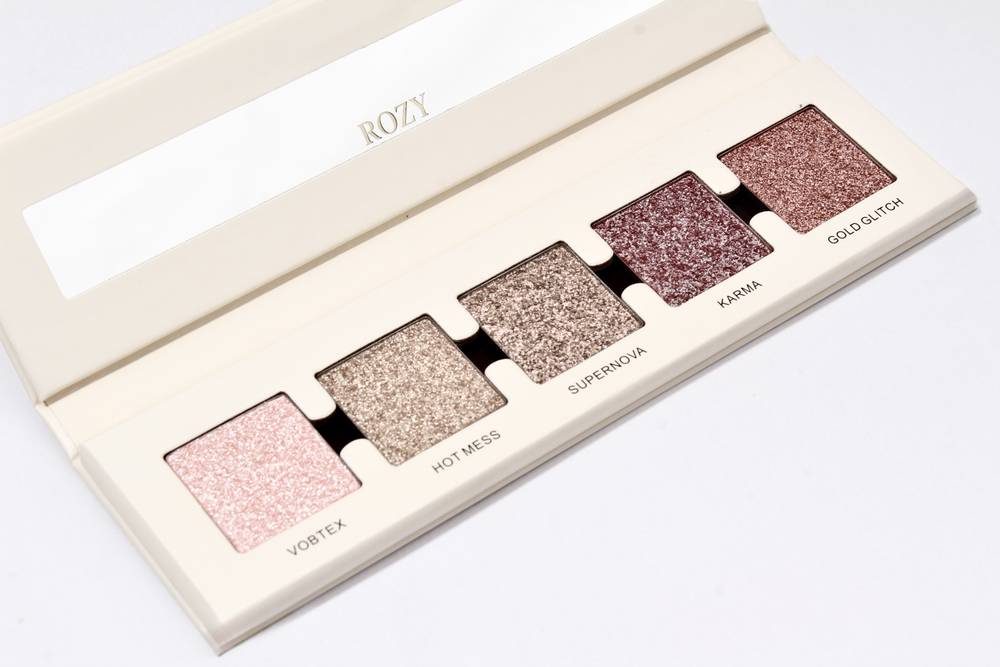 Rozy, Glitter Shimmer Eyeshadow Palette
