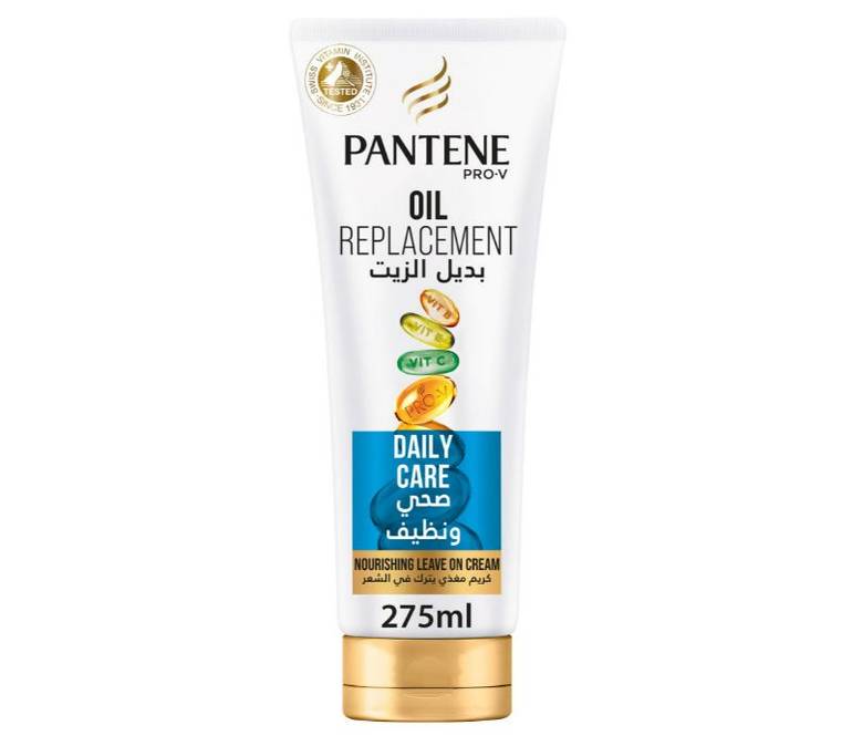 Pantene, cream, oil replacement, daily care, healthy and clean, for weak hair,