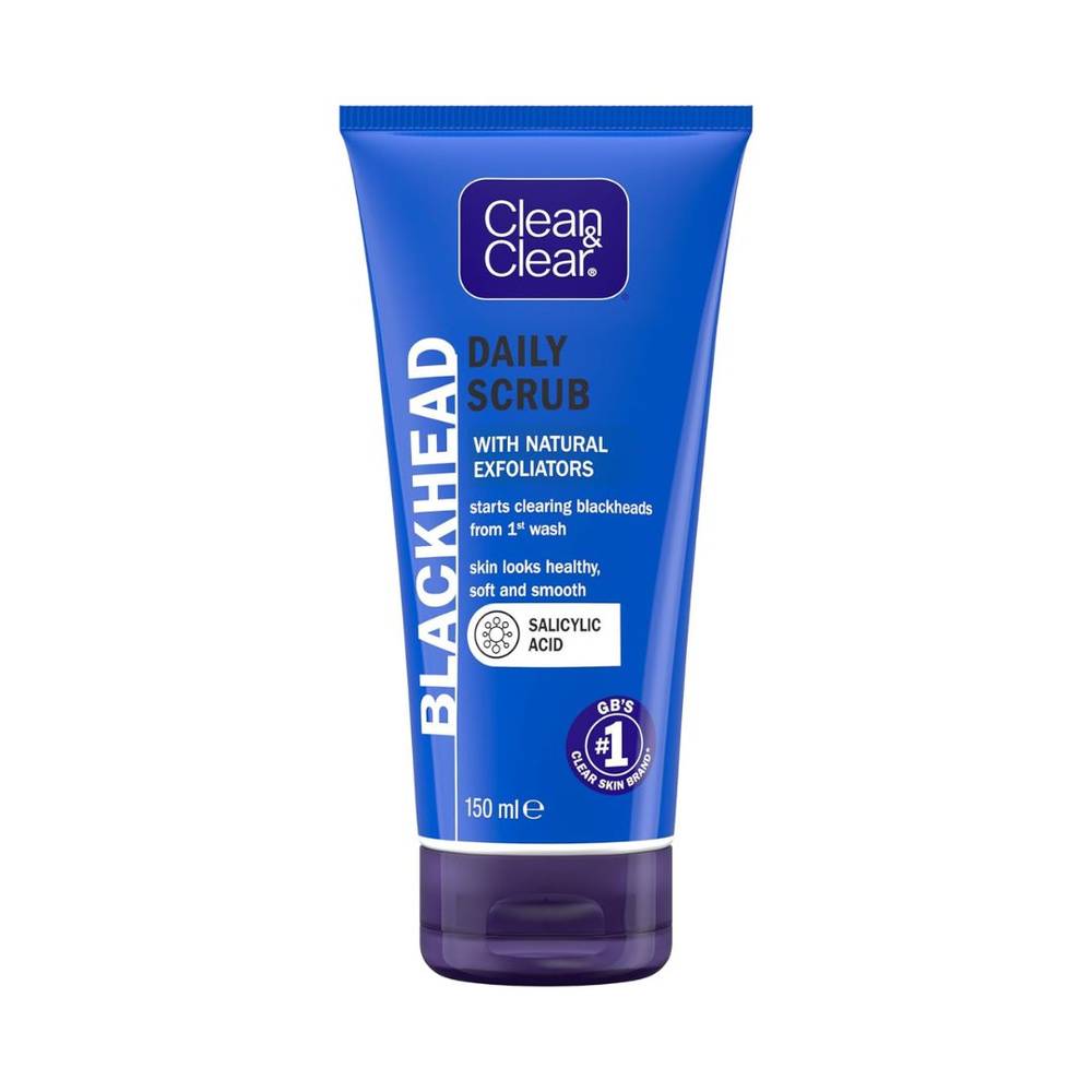 Clean & Clear, Daily Scrub, Blackhead, Clearing, - 150ml