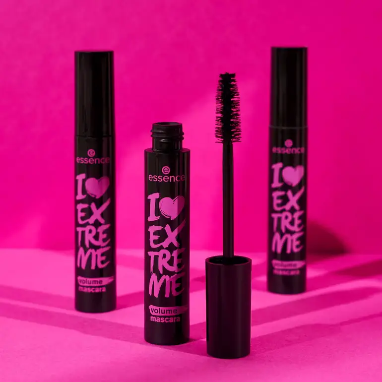 Essence, I Love Extreme Mascara, Volume, for intense eyelashes
