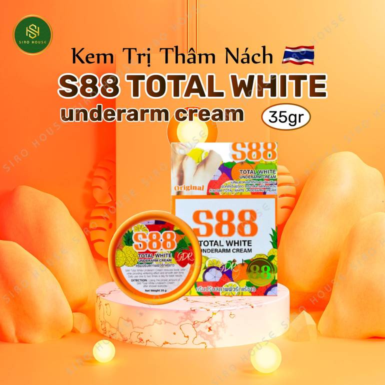 S88 Total White, Underarm Lightening Cream, - 35g