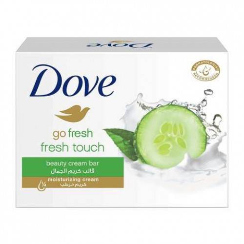 Dove, soap, cucumber and green tea scent