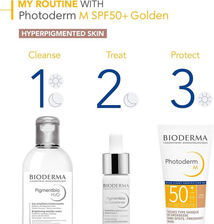 Bioderma Photoderm sunscreen cream spf50+ - gold