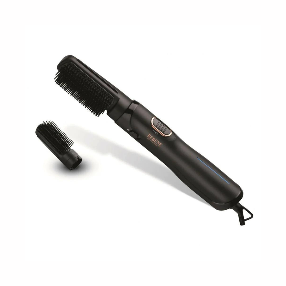 REBUNE, Hair Styler, Black RE-2094-2 with 2 Brushes