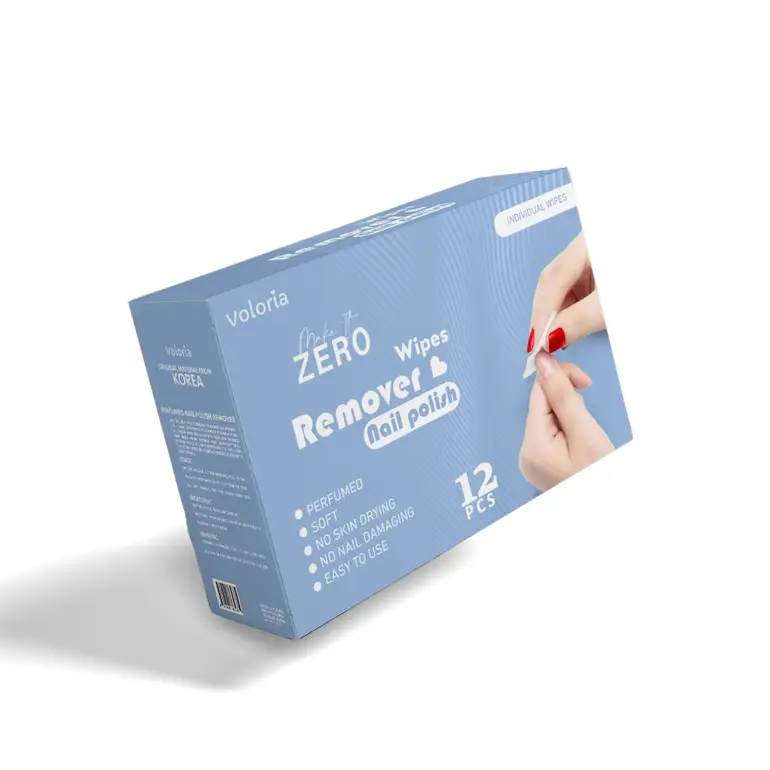 Voloria Lemon Oil Nail Polish Remover Single Wipes