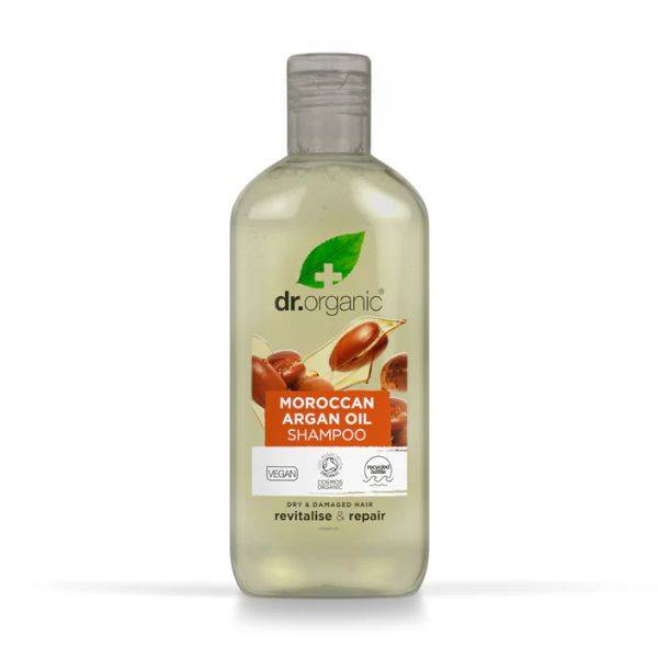 Dr. Organic, Organic Shampoo, with Moroccan Argan Oil - 265 ml