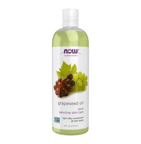 Now, Naturals, Grapeseed Oil, for Hair & Skin, 473 ml
