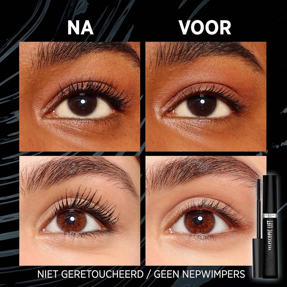 L'Oréal, Telescopic Lift Mascara, for Volume - Extra Black