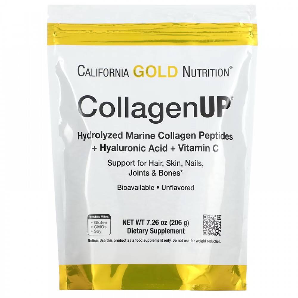 ,California, Gold, Nutrition, Collagen, Up, Dietary, Supplement, Hydrolyzed, Collagen, Vitamin, C, + Hyaluronic, Acid