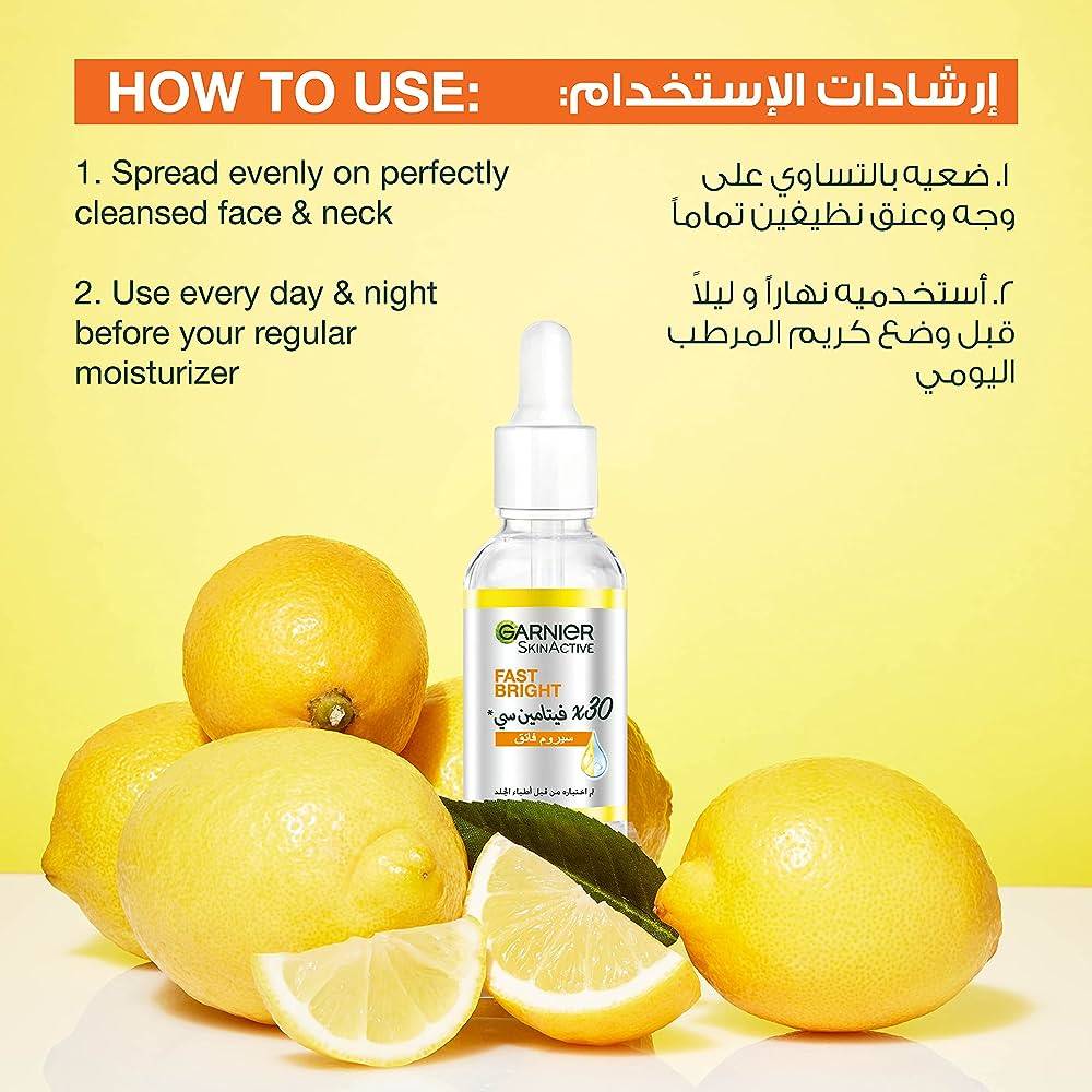 Garnier, Ultra Serum, Instant Glow, with Vitamin C for Face, 30ml