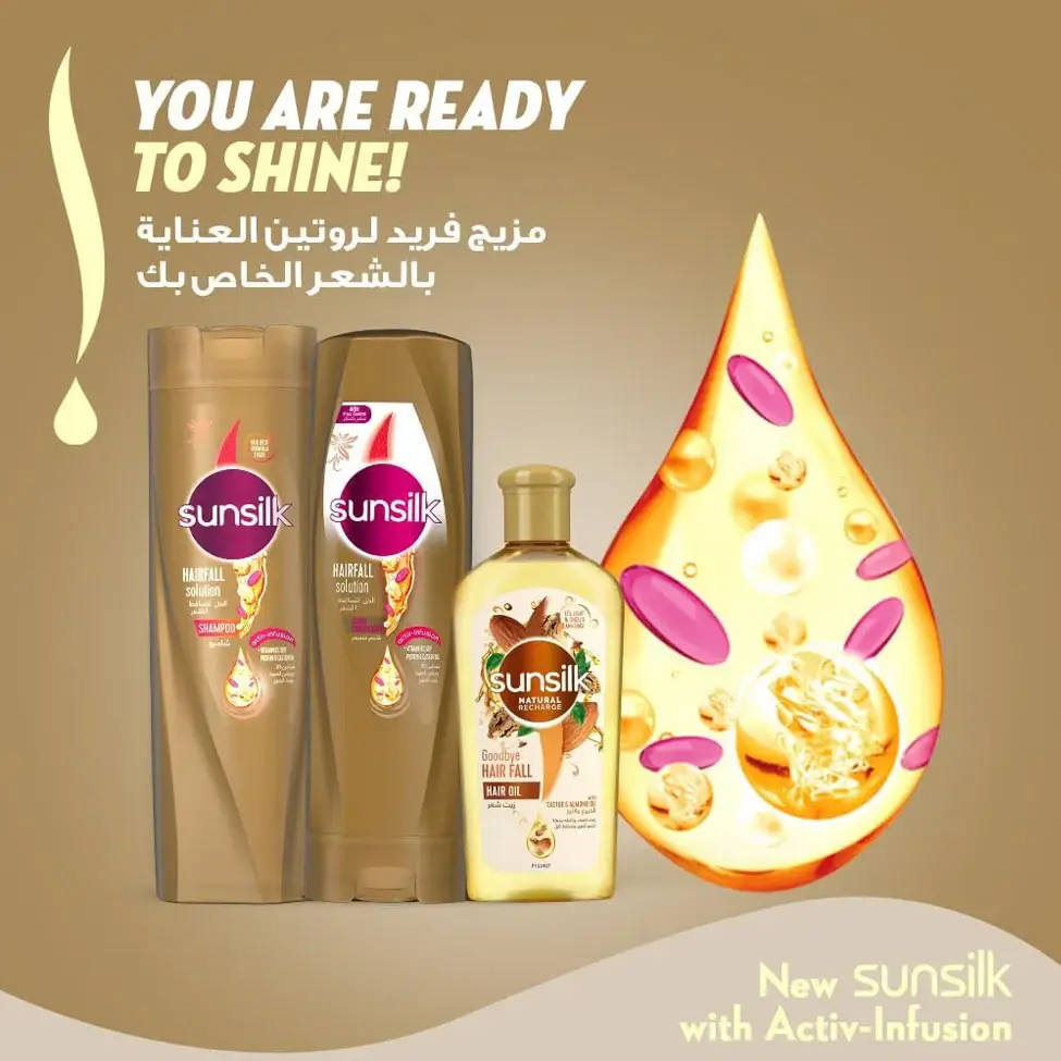Sunsilk, Serum Conditioner, Hair Fall Solution, 340ml