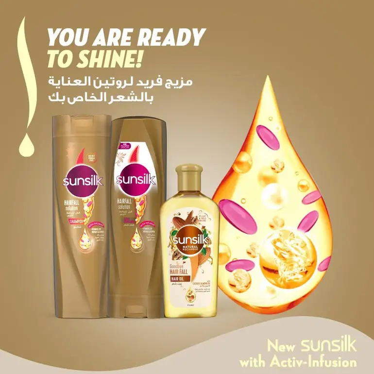 Sunsilk, Serum Conditioner, Hair Fall Solution, 340ml