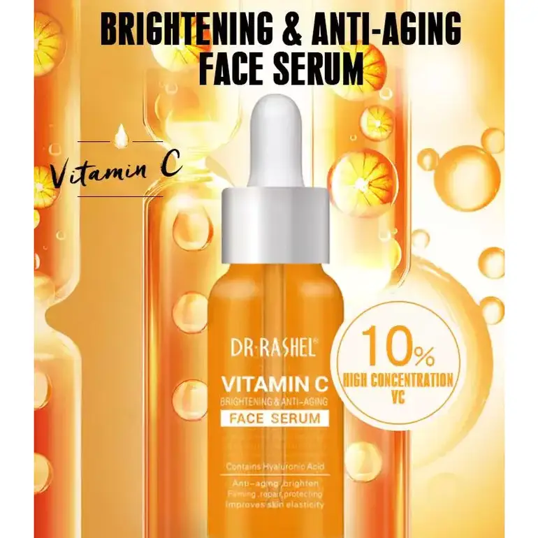 ,Dr. Rashel, Skin Lightening Serum, with Vitamin C Extract, for Skin Whitening and Anti-Wrinkle