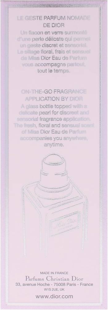 Dior, Miss Dior, Roller Pearl, Eau de Parfum, - 20ml